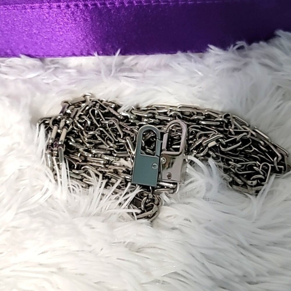 Two-Purse Power Duo-Quilted Chic + Purple Satin Sass - Picture 13 of 16